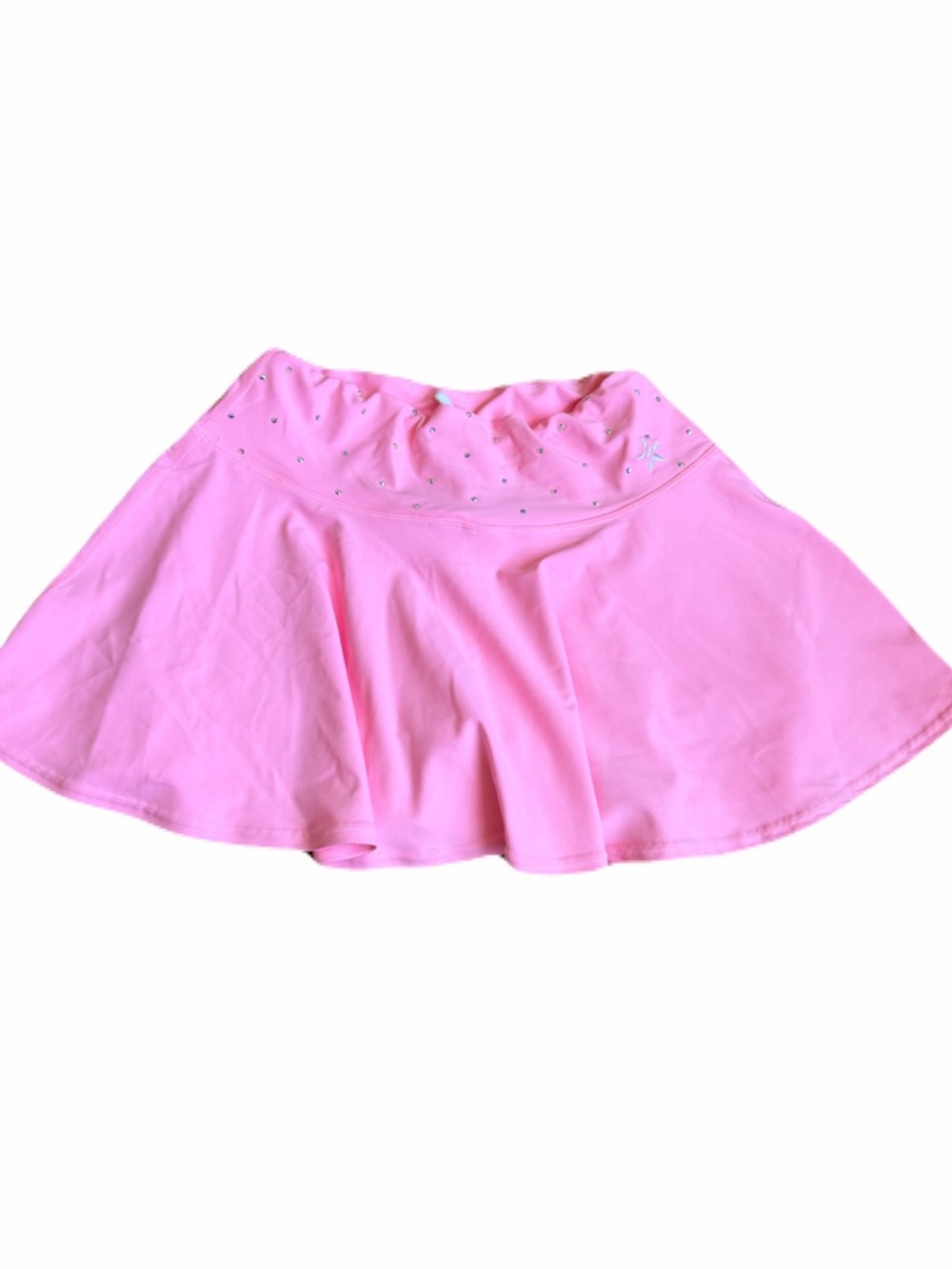 Rebel Athletic Legendary Flouncy Orchid Pink Crystal Skirt Skort Medium Adult